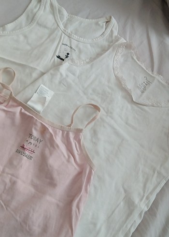 Pembe Çocuk Atlet Üstü Today Yazılı - Görsel 2