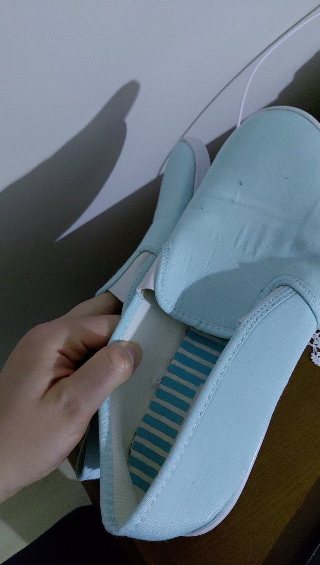 turkuaz kadın bez Ayakkabı - Görsel 3