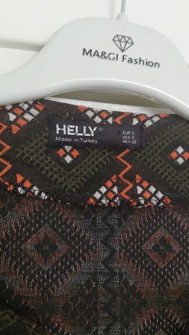 etnik desen Bohem Kadın Midi ceket - Görsel 3