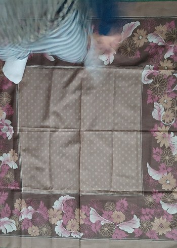 3 adet  Bohem Çiçek Desenli Kadın Fuları - Görsel 4