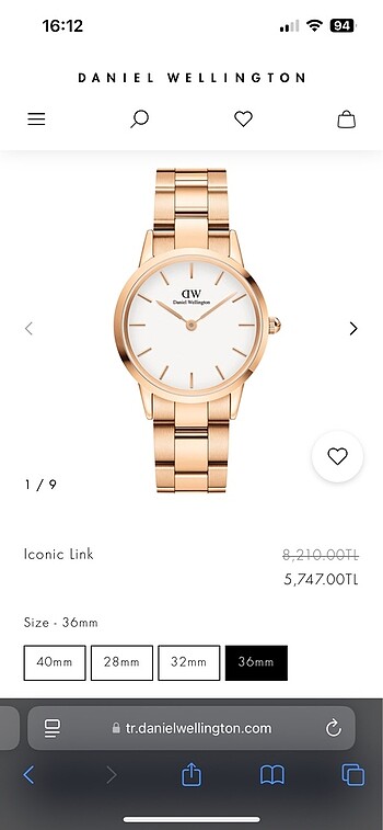 Daniel Wellington Kadın Saat