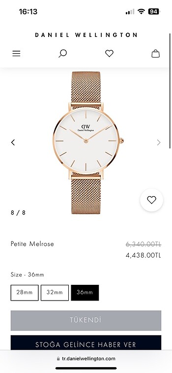 Daniel Wellington Kadın Saat