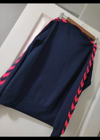 Kızlar için Fermuarlı Mavi Baskılı Sweatshirt - Görsel 7