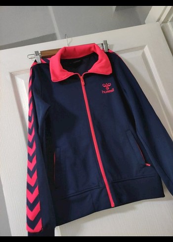 Kızlar için Fermuarlı Mavi Baskılı Sweatshirt - Görsel 2