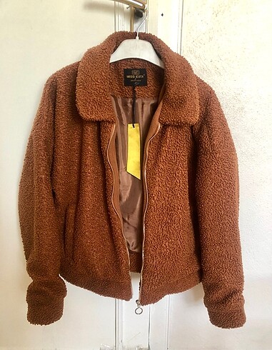 Kahve Peluş Mont