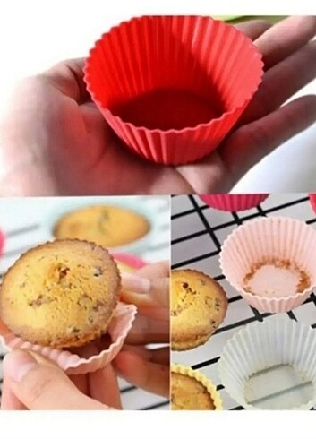 Diğer Silikon Kek Muffin Kalıbı 6?lıAirfryer