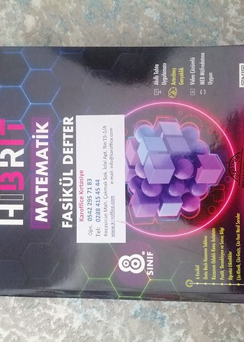 Hibrit Matematik Fasikül Defter 8. Sınıf