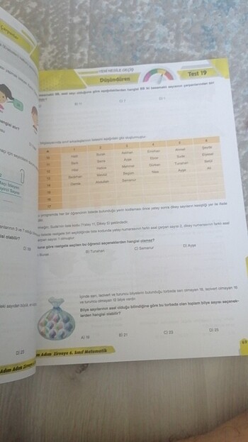 Beden Newton adım adım zirveye 6.sınıf matematik mod sosyal türkçemin