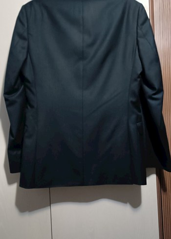 Kiğılı Siyah Erkek Klasik Kesim Takım Elbise - Görsel 5