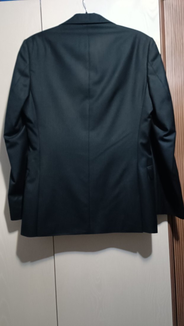 Kiğılı Siyah Erkek Klasik Kesim Takım Elbise - Görsel 5