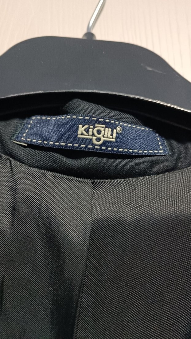 Kiğılı Siyah Erkek Klasik Kesim Takım Elbise - Görsel 2