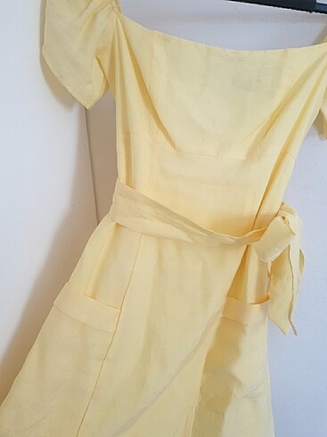 s Beden sarı Renk Sarı mini Zara elbise