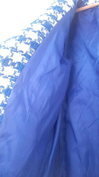 l Beden mavi Renk Blazer ceket