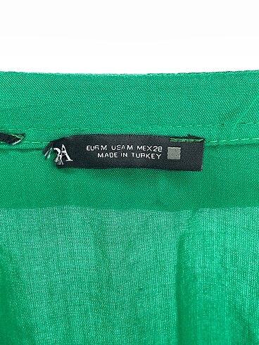 m Beden yeşil Renk Zara Uzun Elbise %70 İndirimli.
