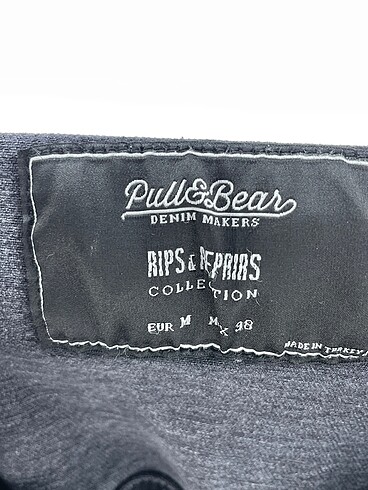 m Beden siyah Renk Pull and Bear Kot Ceket %70 İndirimli.