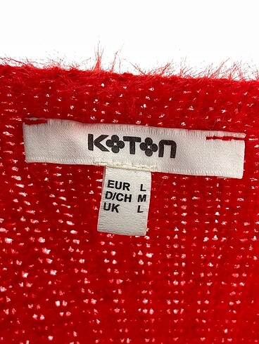 l Beden turuncu Renk Koton Kazak / Triko %70 İndirimli.