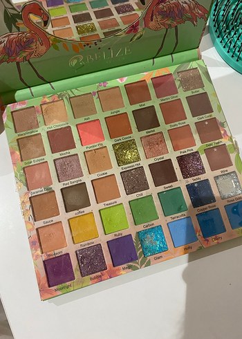 Belize renkli Parlak Far Paleti - Görsel 2