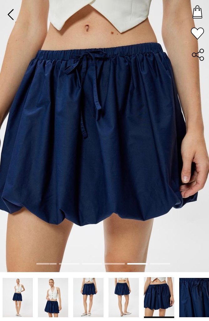 Balon mini etek - Görsel 2