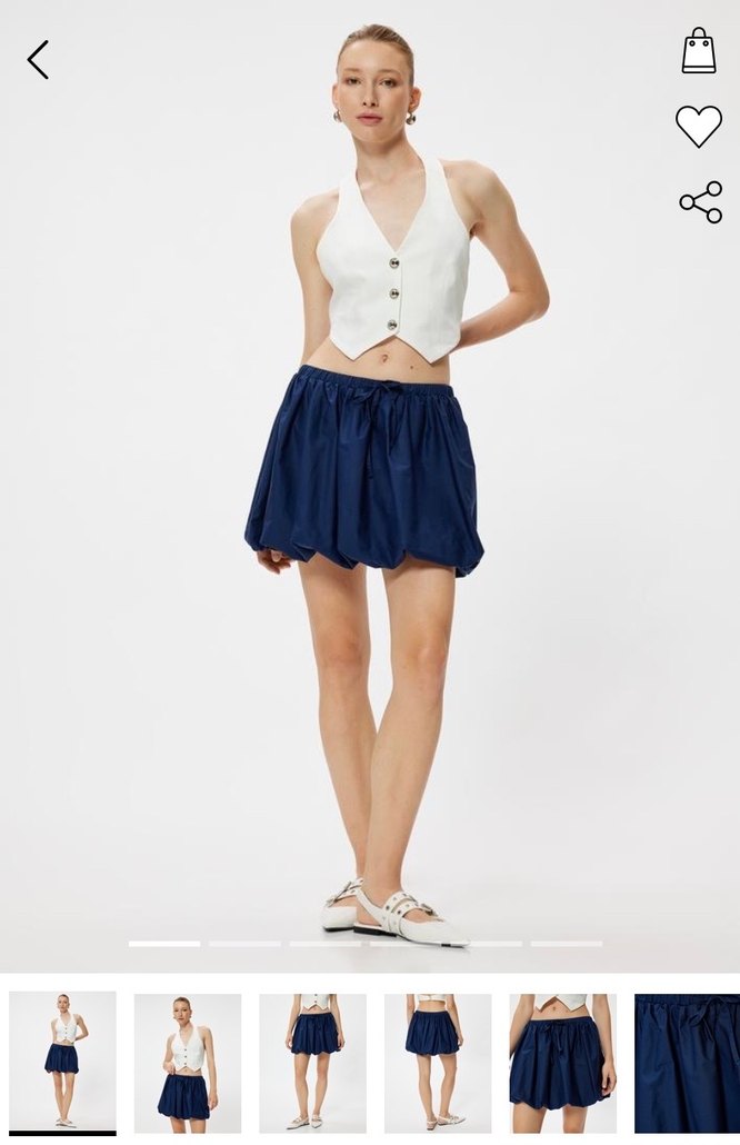 Balon mini etek - Görsel 3