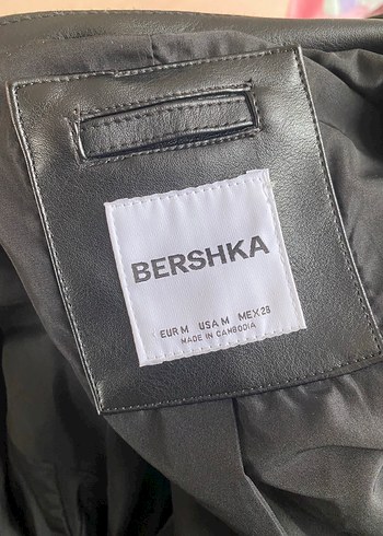 m Beden Kadın Siyah Deri Biker Ceket