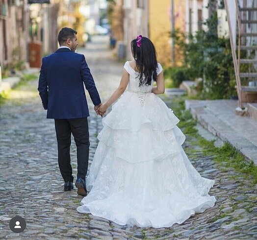 Vintage gelinlik - Görsel 8