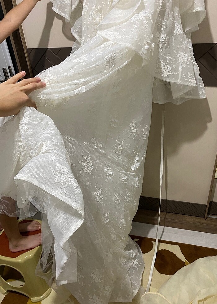 Vintage gelinlik - Görsel 5