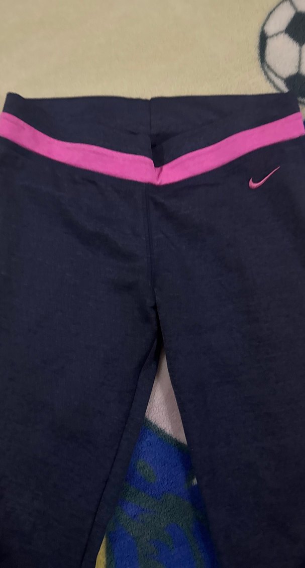 Nike Lacivert-Pembe Spor Tayt — görsel 2/5