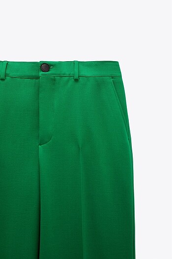Zara yüksel bel crop pantolon