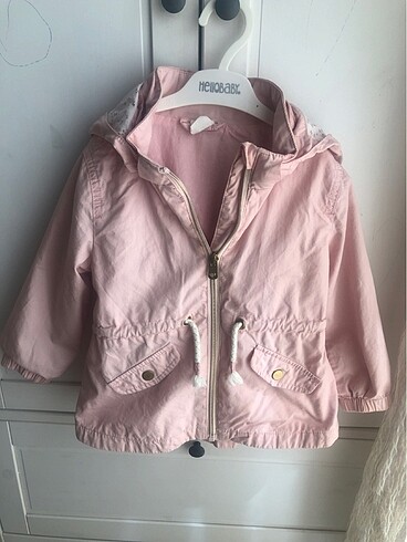H&M kız çocuk trençkot/yağmurluk