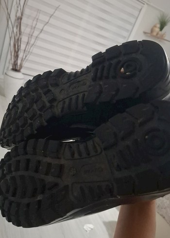 42 Beden Siyah Kamuflaj Desenli Tokalı Erkek Bot