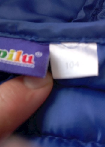 5 Yaş Beden mavi Renk Erkek Çocuk Mavi Fermuarlı Ceket