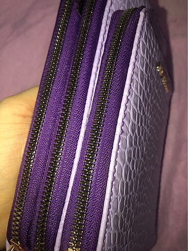 Diğer lila mor cüzdan çanta
