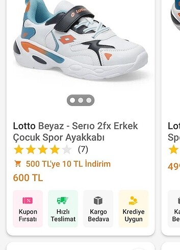 Lotto Lotto Serio Erkek Çocuk Spor Ayakkabı