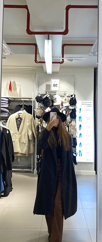 Bershka kahverengi deri pantolon