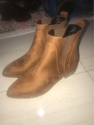 38 Beden kahverengi Renk Kadın bot