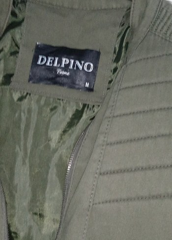 Koyu Yeşil Erkek Biker Ceket Fermuarlı - Görsel 4