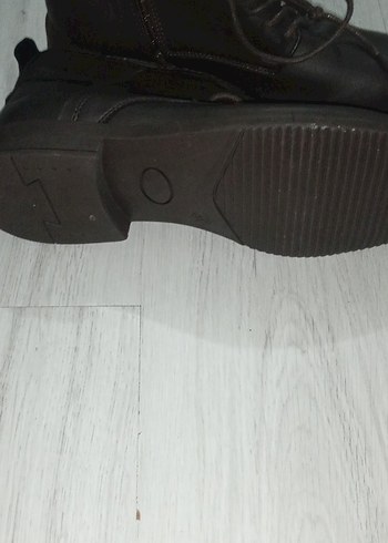 Kahverengi Deri Vintage Erkek Bot - Görsel 3