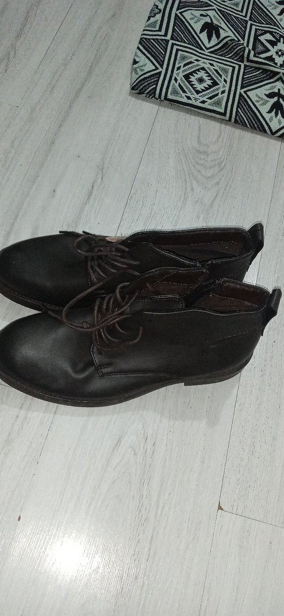 Kahverengi Deri Vintage Erkek Bot - Görsel 2