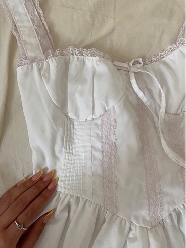 Bershka Beyaz Pinterest elbise