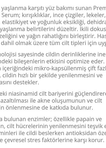 Diğer Lierac Premium Sıkılaştırıcı Serum 13 ml
