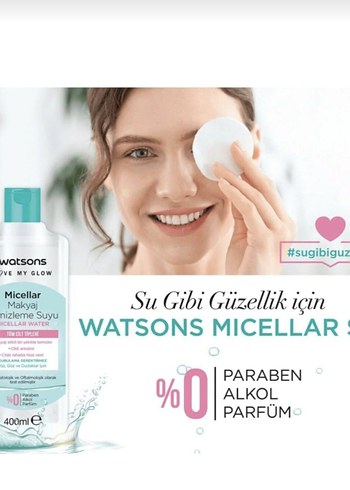 Diğer Watsons Micellar Makyaj Temizleme Suyu 400ml