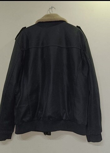 Diğer Vintage Bomber Pilot Deri Ceket 