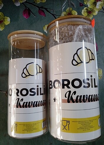 Krd Home Brosilikat Cam Bambu Kapak Vakumlu Kavanoz