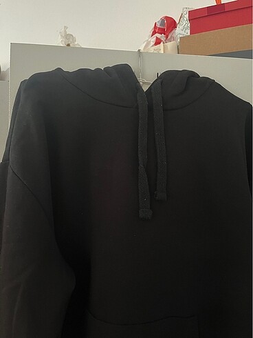s Beden siyah kapüşonlu sweat