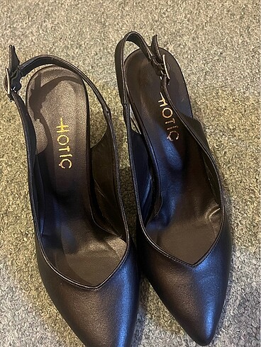 hotiç kalın topuk stiletto
