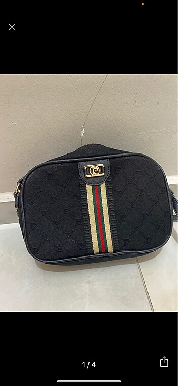 Pierre Cardin siyah çanta
