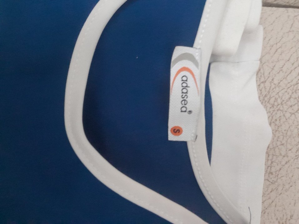 Uzun Kollu Mavi Tesettür Mayo - Görsel 4