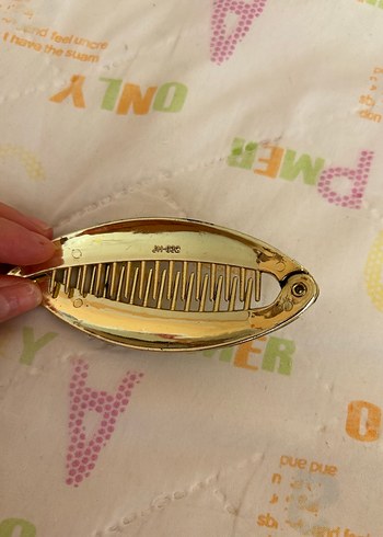 Accessorize Parlak Altın Renkli Pullu Saç Tokası