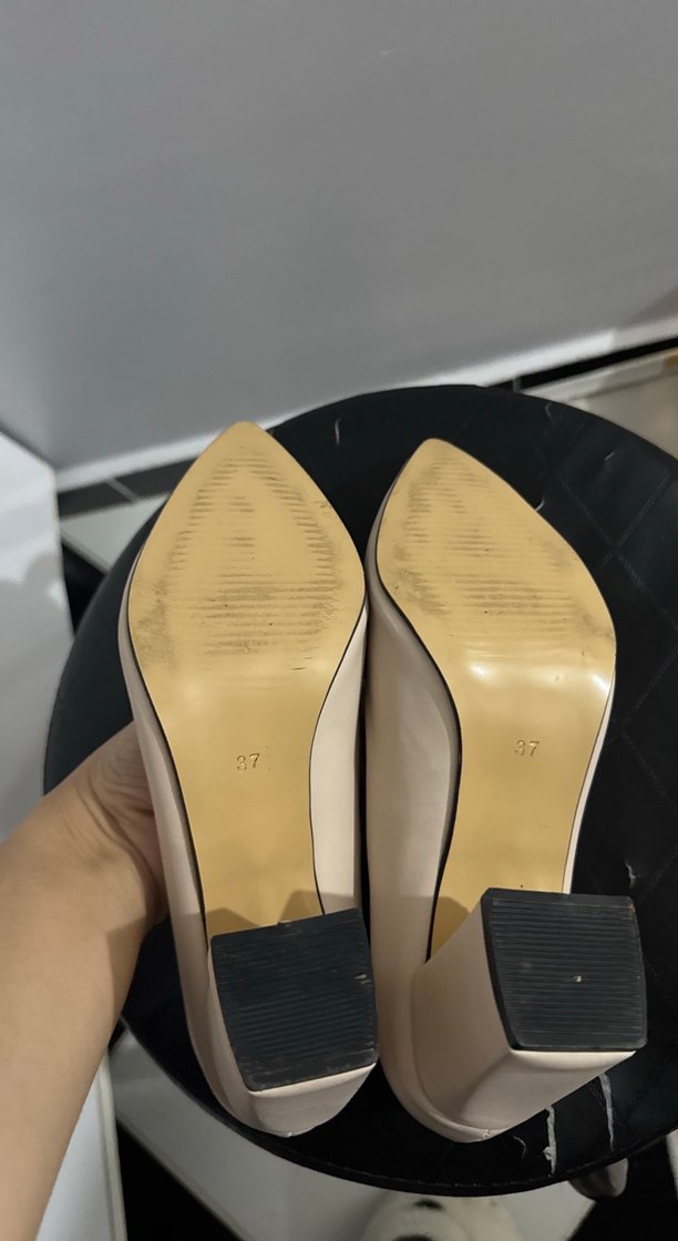 Bej Kadın Topuklu Klasik Stiletto - Görsel 3