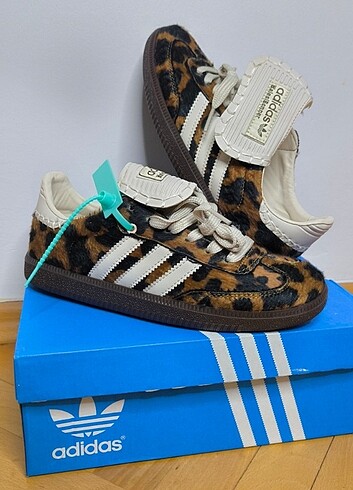 37 Beden kahverengi Renk Adidas samba 